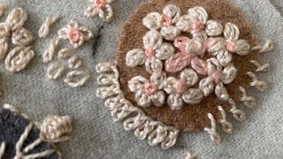 stitchplay  Rosette Chain Stitch episode 5