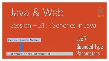 Generics in Java | #7 | Bounded Type Parameters in Generics Java