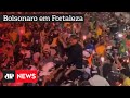 Bolsonaro participa de motociata em Fortaleza