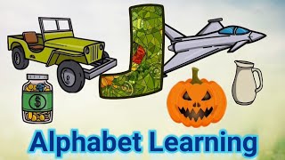 Learn J letter with picture names J Pictionary J starting words and pictures Alphabet J ABC s