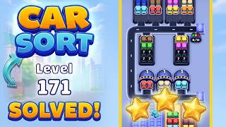 Car Sort: Color Puzzle - Level 171 Walkthrough 🧩 | Solution & Gameplay (Rollic Games) 🚗