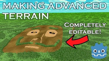 Creating an ADVANCED Runtime Terrain Editor in Godot (Devlog)