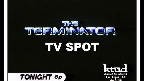 THE TERMINATOR TV SPOT