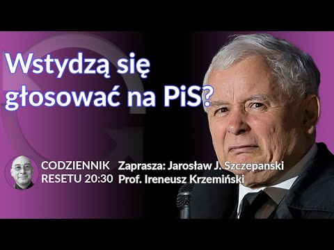 Wstydzą się głosować na PiS? - Prof. Ireneusz Krzemiński -Jarosław J. Szczepański #CodziennikResetu