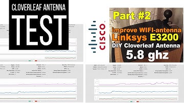 Test. DIY Cloverleaf Antenna 5 GHz for WiFi router