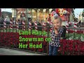 Lane Has a Snowman on Her Head