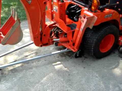 Woods backhoe attachment kubota