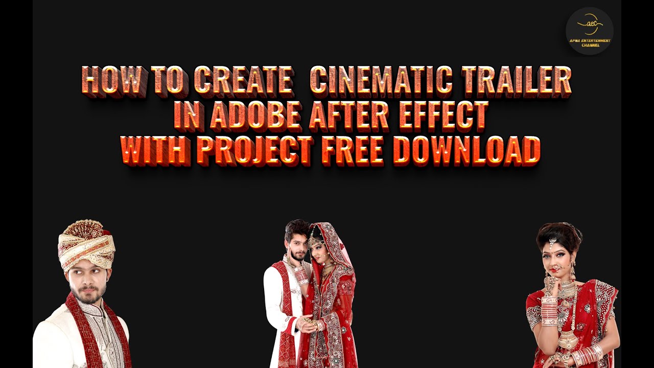 Adobe After Effect HOW TO CREATE Cinematic Trailer WITH PROJECT free ...