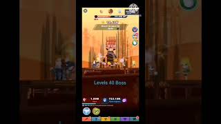 Battle with the mighty boss at level 40 in Tap Titans 2! #games #idle #taptitans2 screenshot 5