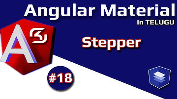 #AngularMaterial  in Telugu #18 Stepper || #RSKHelpline