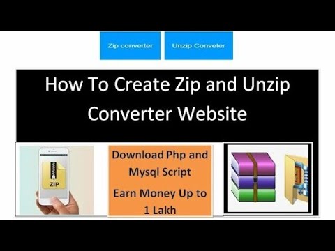 How to create Zip Converter And Unzip Extractor Website | Only in 10 Rs