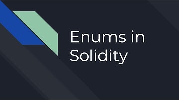 Why Use Enums in Solidity