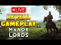 Manor lords gameplay reveal  live  manor lords