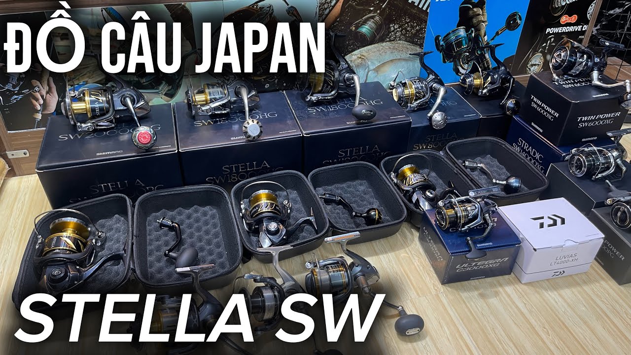 Thanh lý xả hàng đồ câu Nhật Bản – Shimano Twin Power, Stella, Vanquish, Daiwa Catalina giá sốc
