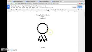 Writing Portfolio Reflection: Parts 1 and 2