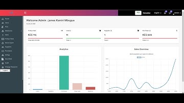 Pharmacy Inventory Management System in PHP MySQL(Laravel)