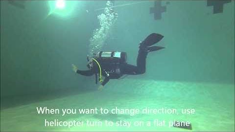 Ocean Quest Dive Centre - Turning using Helicopter Turn