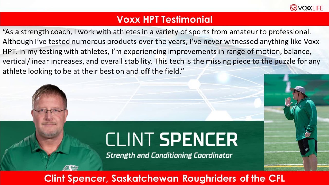 Brain Health Talk Strength Coach Clint Spencers Voxx Hpt Testimonial