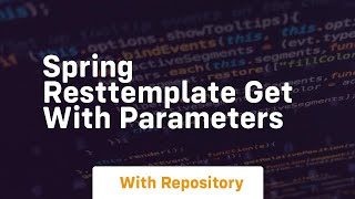 spring resttemplate get with parameters