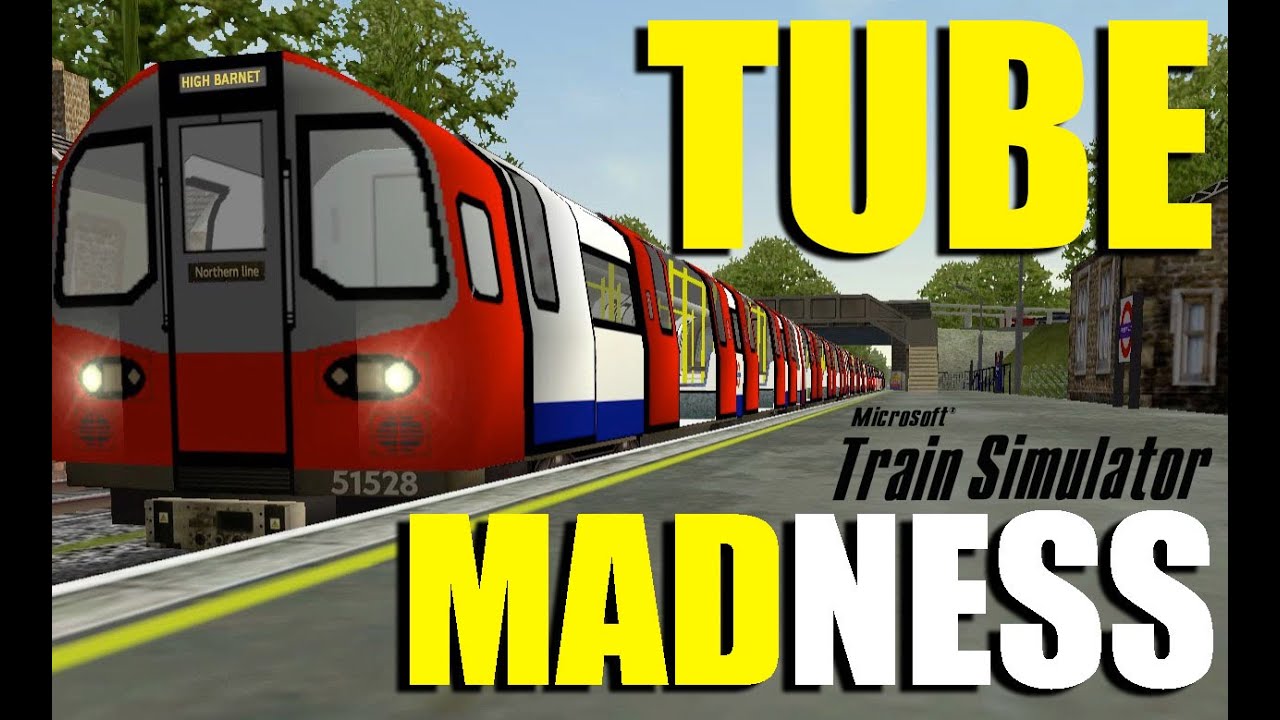 1990s London Tube Train on a MAINLINE‽ - Microsoft Train Simulator gameplay