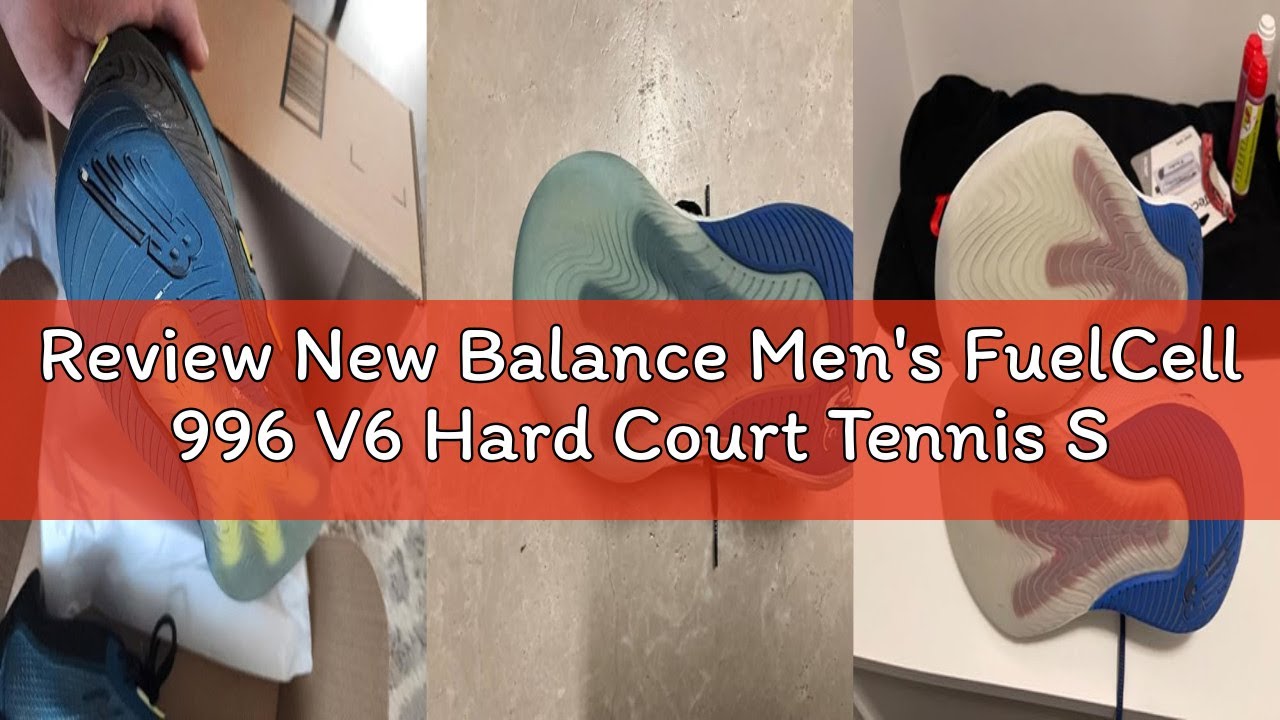 Review New Balance Men's FuelCell 996 V6 Hard Court Tennis Shoe