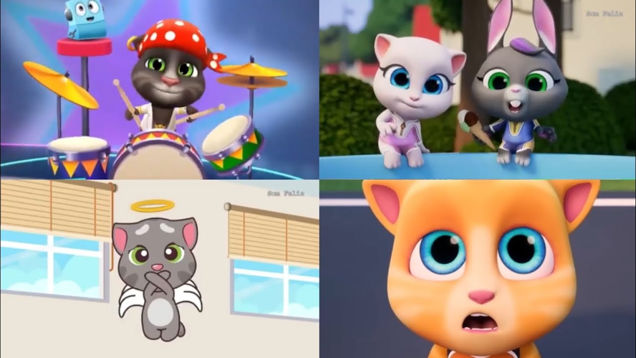 Talking Tom Tiles Hop 🎶 Coffin Dance Song Cover | Episode 8 