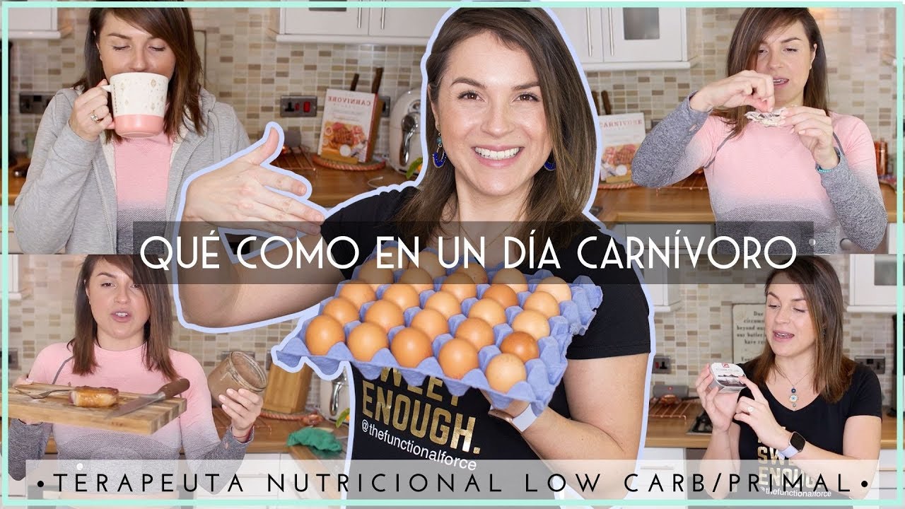 QUÉ COMO EN UN DIA EN LA DIETA CARNIVORA | Functional Female Force