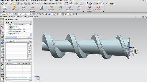 Userwish 2 Siemens NX 8.5 Training - Sweep swept - Bounded plane