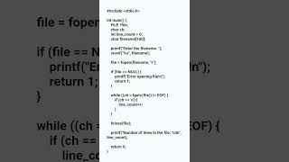 Count Number of Lines in a File
