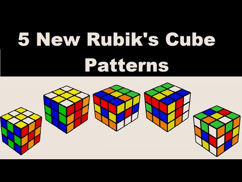 5 New Rubik's Cube Patterns