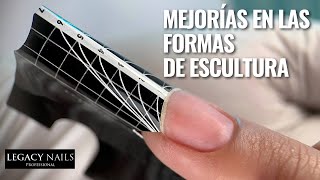 Mejorias en las formas de escultura Aluminium LEGACY NAILS
