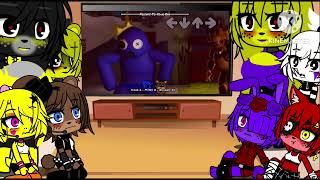 Fnia reacts to rainbow friends vs fnaf. ‼None cannon!‼