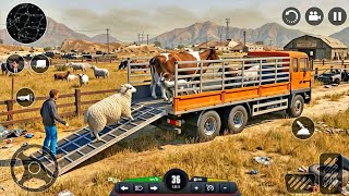 New Tractor Animal Transport Simulator Game - Real Tractor Driving Simulator - Android Gameplay screenshot 3