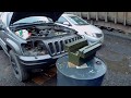 Как поменять радиатор обзор Jeep Grand Cherokee wj Замена радиатора замена роликов Джип Гранд Чероки