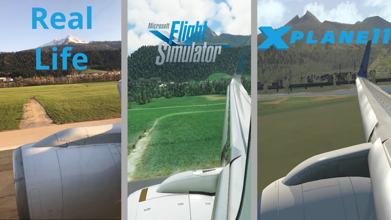 Flight Simulator 2020 vs Real Life vs X-Plane 11 - YouTube