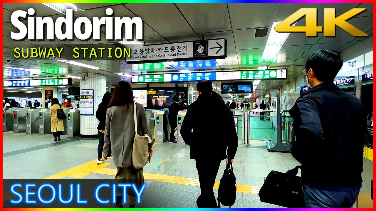 [4k] 신도림역 주변 둘러보기 Walking around Sindorim Station, Seoul Korea
