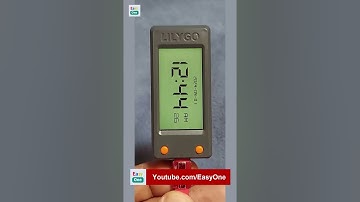 T Display S3 Internet Clock #esp32_projects