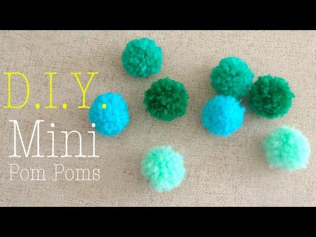 DIY Fork Pom Poms 