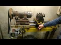 Самодельный токарный станок по металу.Homemade lathe.mini torno.