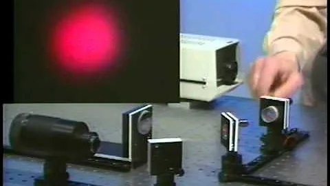 Optics: Two-beam interference - collimated beams | MIT Video Demonstrations in Lasers and Optics