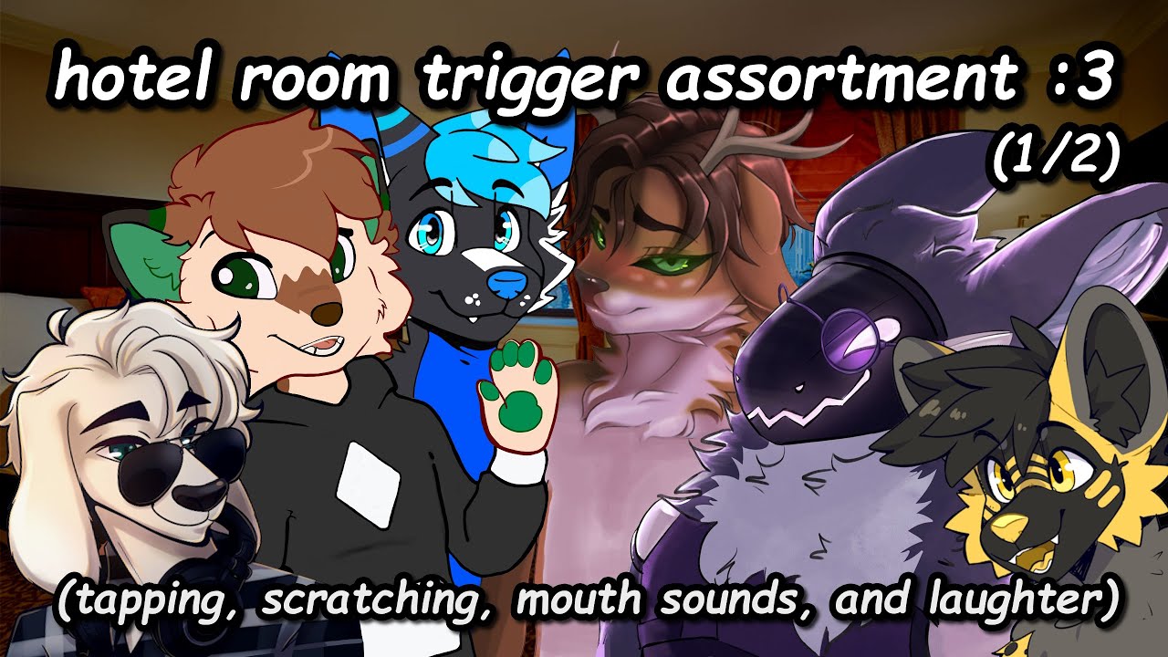 [Furry ASMR] a group of furries try to do asmr in a hotel room for 12 minutes