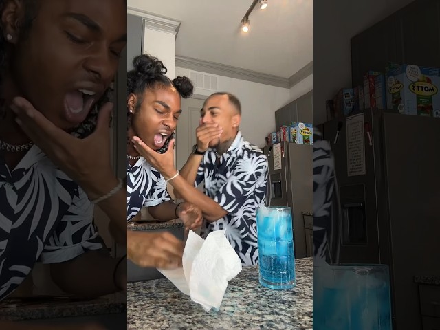 SOUR SODA PRANK ON BAE! 🤣 #comedy #couple class=