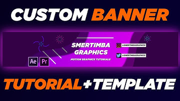 How To Make a YouTube Banner in After Effects | Tutorial | YouTube Channel Art | Free Download