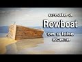 Blender for Beginners: How to create a rowboat on a lake.