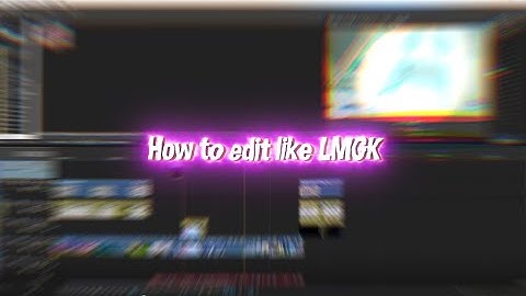 Tutorial: How to edit like LMGK, Numby, and Clerke, Ghost Effect (Mitr0, Mongraal, Crr) *SONY VEGAS*