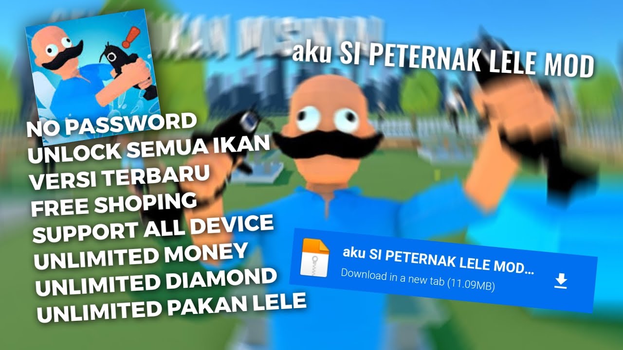 Update!! aku SI PETERNAK LELE MOD APK aku SI PETERNAK