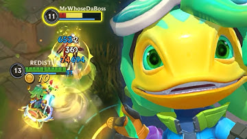 Wild Rift Fizz Mid Lane Gameplay in Season 16 (Build & Runes)