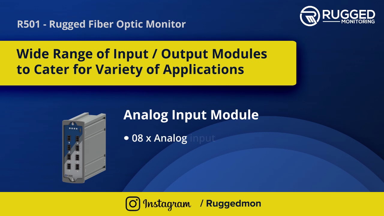 R501 Solution, Fiber Optic Temperature Monitor R501 - Rugged Monitoring ...
