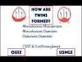 Twins: Chorionic & Amniotic | Identical vs Fraternal | TTTS | USMLE | MCQ