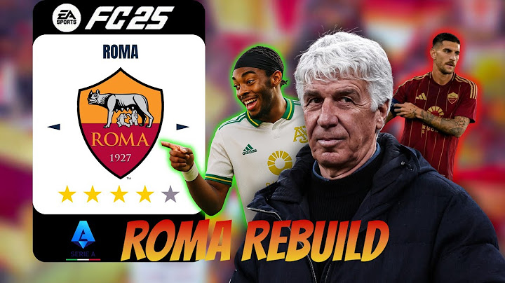 Ricostruisco REALISTICAMENTE la ROMA di GASPERINI su FC 25! | CARRIERA ALLENATORE